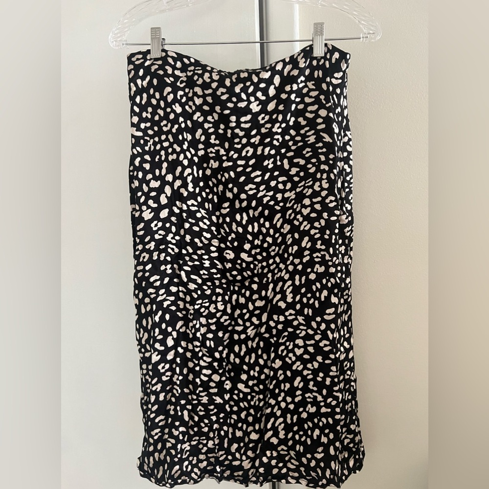 Leapord midi skirt